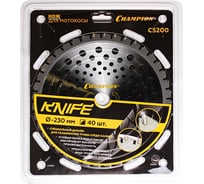 Нож с зубцами Knife (230 мм; 25.4 мм; 40Z) CHAMPION C5200