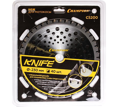 Нож с зубцами Knife (230 мм; 25.4 мм; 40Z) CHAMPION C5200
