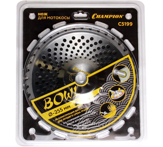 Нож с зубцами Bowl (255 мм; 25.4 мм; 40Z) CHAMPION C5199 1