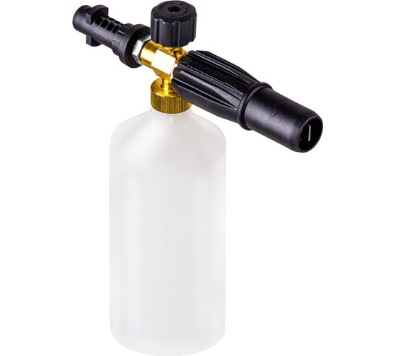 Пенная насадка с переходником для автомойки Karcher К2-К5, пластиковый переходник, CPK Премиум 1 литр ООО ТД Гидромаркет GMA-Pm-foam-CpK