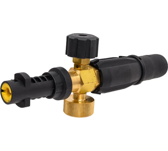 Пенная насадка с переходником для автомойки Karcher К2-К5, пластиковый переходник, CPK Премиум 1 литр ООО ТД Гидромаркет GMA-Pm-foam-CpK
