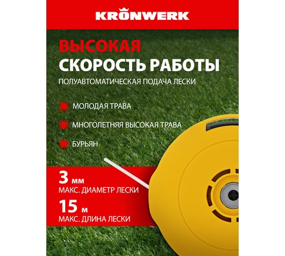 Катушка для триммеров KRONWERK 96353