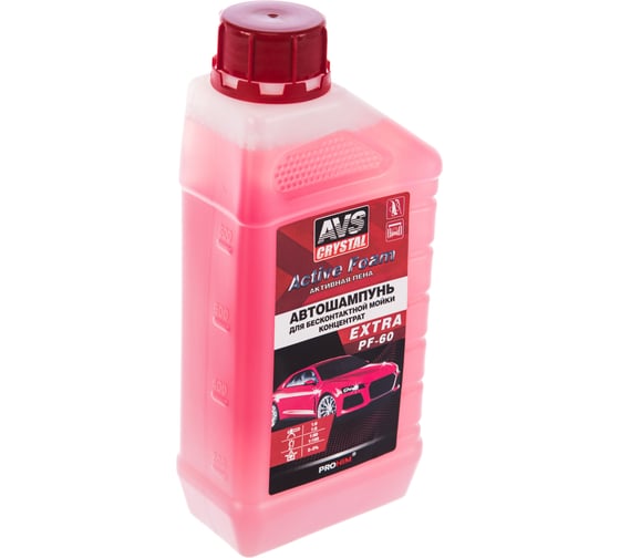 Автошампунь EXTRA PF-60 для бесконтактной мойки Active Foam 1:6-9 1 л AVS A07588S