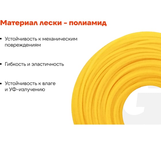 Леска Круг 2,4мм, 50м Gigant KVA-03