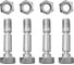 Болт срезной под гайку 8x38 мм (комплект 4 шт) UNITED PARTS 90-1307 1