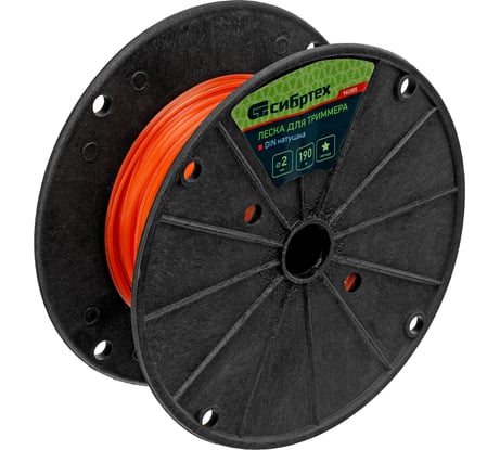 Леска для триммера звезда (2 мм; 190 м) СИБРТЕХ 961305