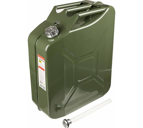 Канистра металлическая 20 л вертикальная, резьбовая крышка SKYWAY S02601026