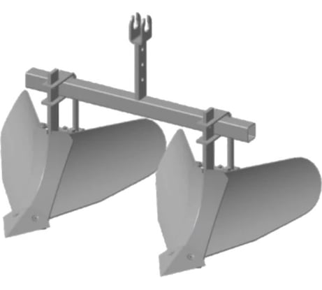 Окучник двухрядный МБ на траверсе с регулируемыми однорядными окучниками без сцепки с ухом FORZA 01.05.52ОСА12.470.700