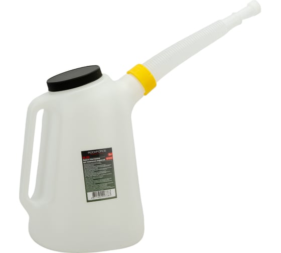 Емкость мерная пластиковая для заливки масла 5 л ROCKFORCE RF-887C005