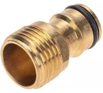 Адаптер латунный 3/4", внешняя резьба ЧЕТЫРЕ СЕЗОНА 62-0275
