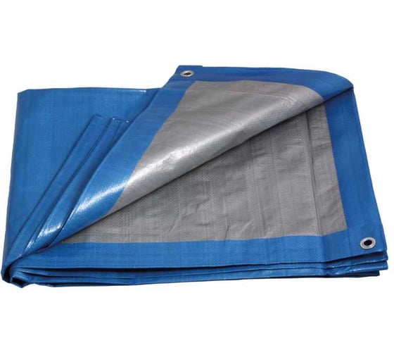 Тент тарпаулин укрывной строительный 6x8 м, 180 г/кв.м МТ-ПАК ТОРГ 5012999