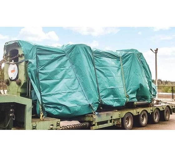 Тент тарпаулин укрывной строительный 4x15 м, 120 г/кв.м МТ-ПАК ТОРГ 5012579