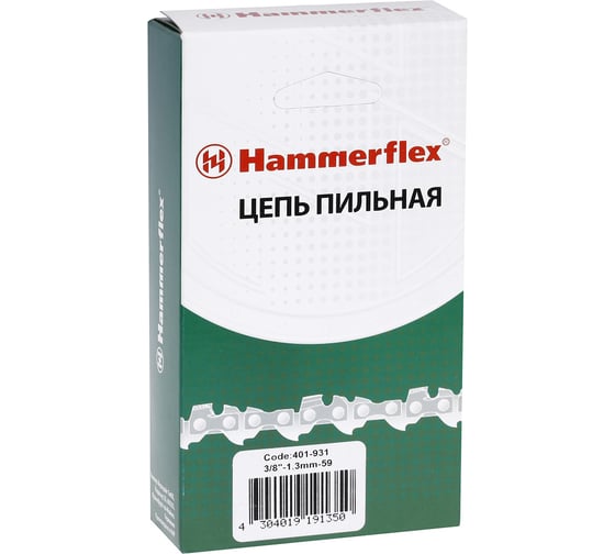 Цепь пильная Flex 401-931 (3/8''; 1.3 мм; 59 звеньев) HAMMER 67468