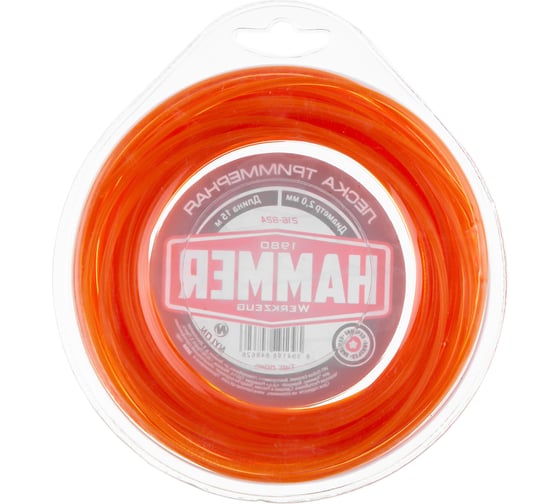 Леска триммерная 216-824 (2.0 мм; 15 м; звезда) HAMMER 677795
