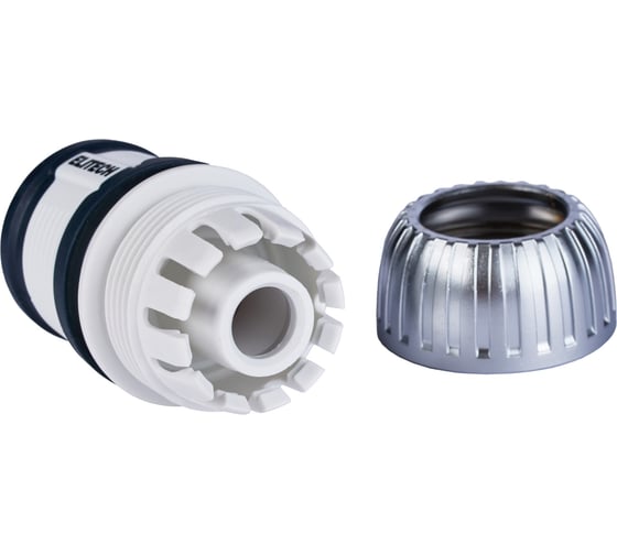 Соединитель металлический для шланга 19 мм 3/4" с аквастопом HF 012MWS Garden Elitech 206042