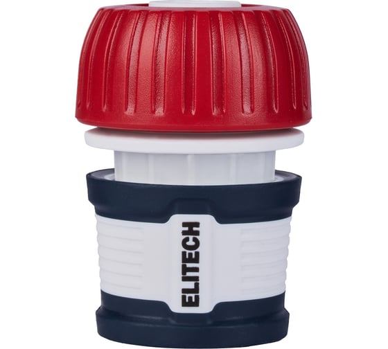 Соединитель для шланга 19 мм 3/4" с аквастопом HF 012WS Garden Elitech 206038