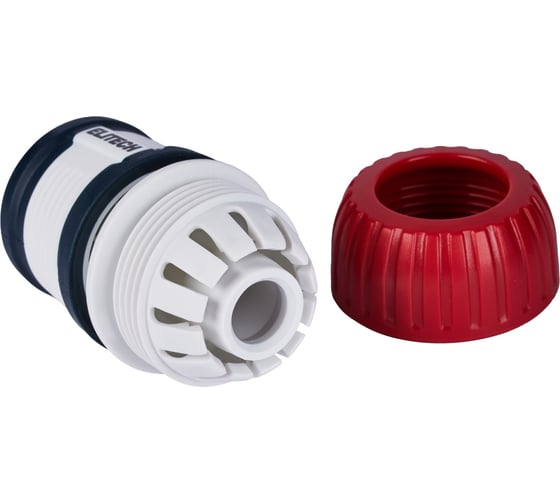 Соединитель для шланга 19 мм 3/4" с аквастопом HF 012WS Garden Elitech 206038