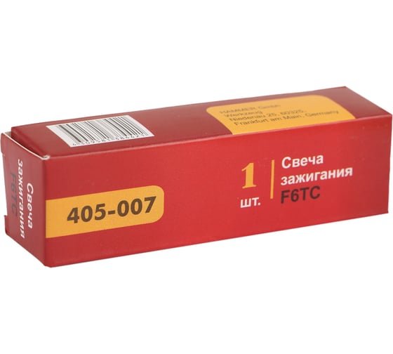 Свеча зажигания F6TC 405-007 HAMMER 138442