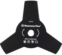 Нож для триммера Flex 223-004 (1.4 мм; 255 мм; 3 зуба) закаленная сталь HAMMER 58639