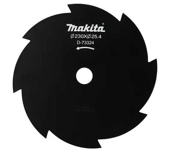 Нож 8 зубьев, 230x25.4 мм для травы Makita D-73324