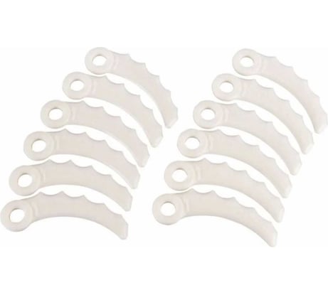 Пластиковые ножи 12 шт для триммерной головки 199868-0 Makita 199870-3