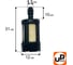Фильтр топливный для триммеров 26-52 см³ UNITED PARTS 90-0249 3