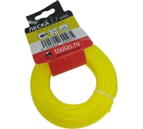 Леска для триммера, звезда, 15 м, 2.7 мм TOOLAS 00006270