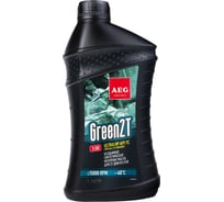 Масло для двухтактных двигателей синтетическое Green HP 2T API TC 1л AEG Lubricants 33695