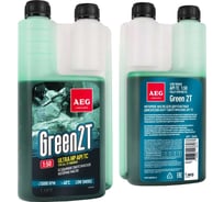 Масло для двухтактных двигателей синтетическое GreenHP 2T  API TC 1л дозатор AEG Lubricants 33696