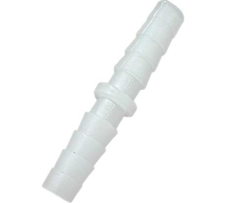 Соединитель елочка для шланга 6 мм, белый пластиковый 5 шт Профитт 1898640