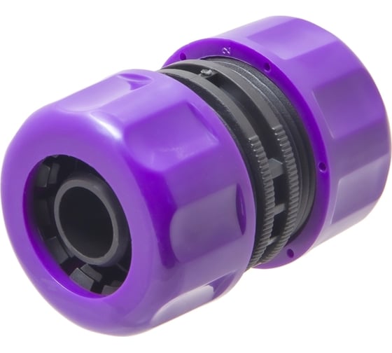 Муфта ремонтная соединительная для шланга 1/2", пластик, 2 шт MasterProf ДС.070903.2 1