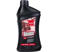 Масло моторное четырехтактное полусинтетическое Advance (1 л; SAE 10W40; API SL/CF) AEG Lubricants 30645