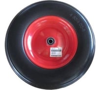 Колесо полиуретановое 4.00-8", подшипник усиленный 35x16 мм, для оси 16x60 мм ECO WB-P075