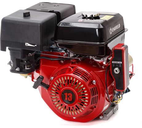 Двигатель DBG1325E 13л/с, 25 мм вал, эл. стартер ENIFIELD EN DBG1325E
