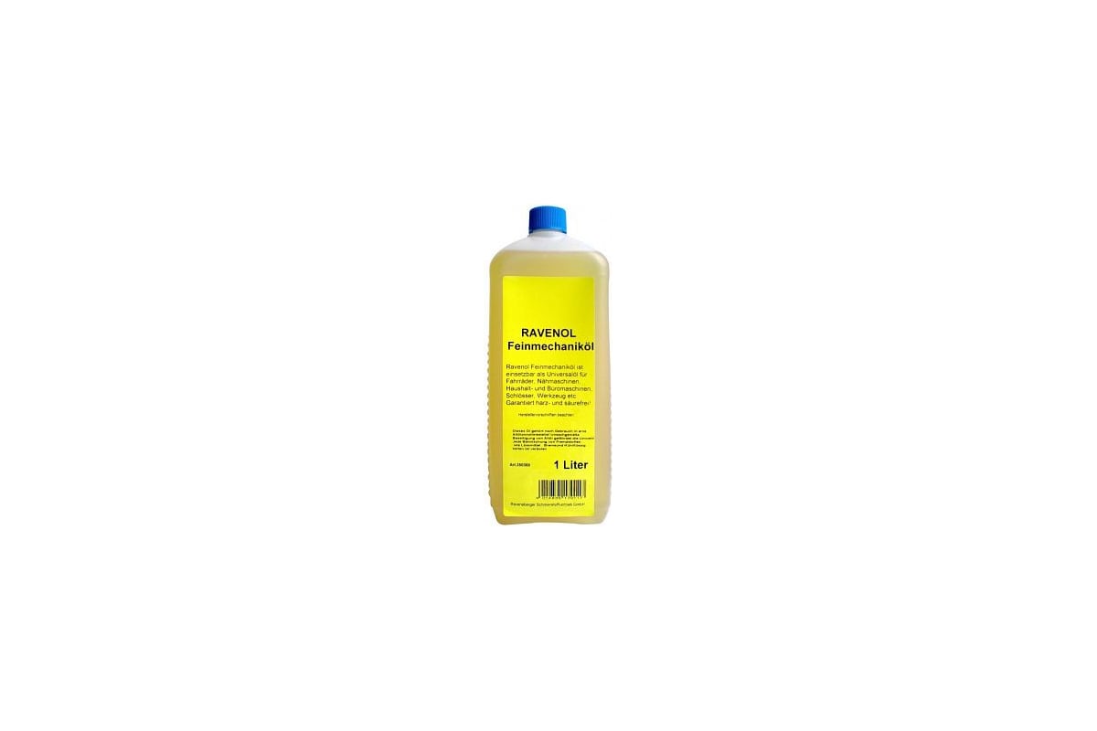 Смазочное масло Feinmechanikoel 1 л RAVENOL 1350360-001-01-000 - выгодная  цена, отзывы, характеристики, фото - купить в Москве и РФ