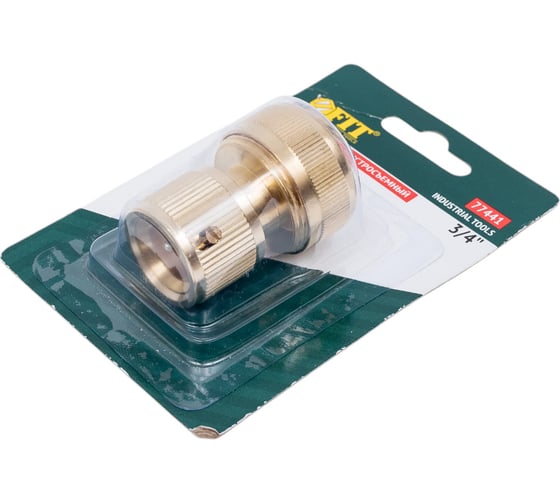 Соединитель латунный 3/4" FIT IT 77441