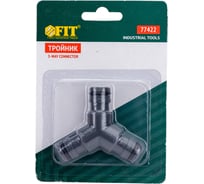 Тройник пластиковый 1/2" FIT IT 77422