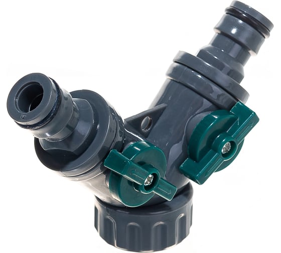 Распределитель 2-х канальный пластиковый 3/4" FIT IT 77425