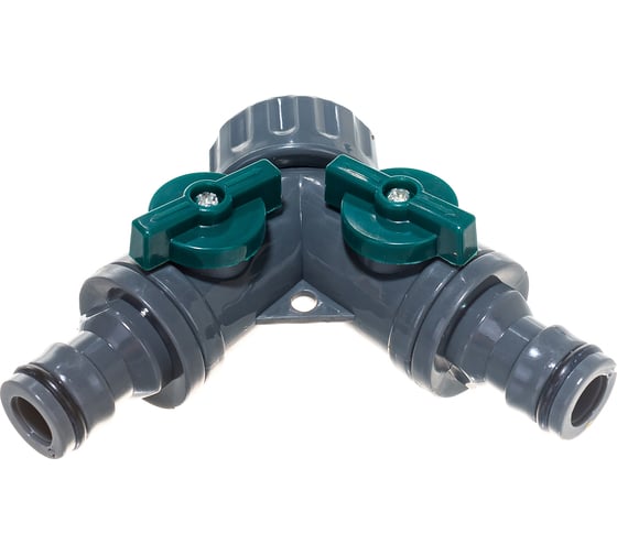 Распределитель 2-х канальный пластиковый 3/4" FIT IT 77425