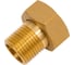 Комплект присоединительных гаек 1/2"(DN 15) латунь Hoobs 08903H 2