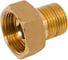 Комплект присоединительных гаек 1/2"(DN 15) латунь Hoobs 08903H 3