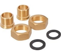 Комплект присоединительных гаек 3/4"(DN 20) латунь Hoobs 08904H