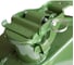 Канистра топливная металлическая вертикальная 5 л (зеленая) VJM-05 AVS A07417S 2