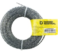 Леска для триммера 3.0 мм, 15 м, витая армированная графитовым сердечником Diamond Industrial DIDTRIM3015VIT