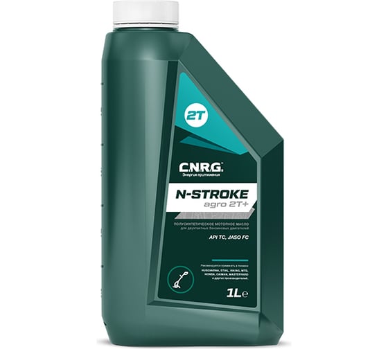 Масло моторное N-Stroke Agro 2T+ 1 л C.N.R.G. CNRG-157-0001