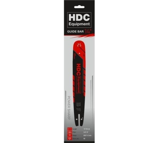 Шина 35 см, 14", 3/8 LP, 1.3 мм HDC HD-C14374
