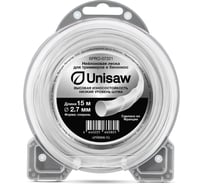 Леска триммерная 2.7 мм, 15 м, спираль Unisaw SPRO-07321