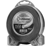 Леска триммерная 3.0 мм, 15 м, спираль Unisaw SPRO-07322