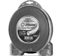 Леска триммерная 2.4 мм, 78 м, спираль Unisaw SPRO-07323