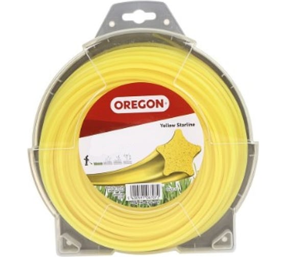 Леска Yellow Starline (2.4 мм x 90 м; звезда) OREGON 69-432-Y